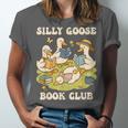 Silly-Goose Book Club Goose And Book Lovers Unisex Jersey T-Shirt