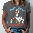Silly Goose With Books Teacher Club School Educator Unisex Jersey T-Shirt Silly Goose With Books Teacher Club School Educator Unisex Jersey T-Shirt