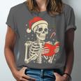 Skeleton Reading Book Christmas Teacher Librarian Book Lover Unisex Jersey T-Shirt Skeleton Reading Book Christmas Teacher Librarian Book Lover Unisex Jersey T-Shirt