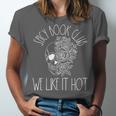 Spicy Book Club Women Dark Romance Lover Bookish Skeleton Unisex Jersey T-Shirt Spicy Book Club Women Dark Romance Lover Bookish Skeleton Unisex Jersey T-Shirt
