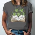 St Patricks Day Book Lover Librarian Reading Saint Pattys Unisex Jersey T-Shirt