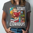 Stay Curious Monkey Reading Book Lover Bookworm Unisex Jersey T-Shirt Stay Curious Monkey Reading Book Lover Bookworm Unisex Jersey T-Shirt