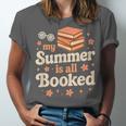 My Summer Is All Booked Book Lover Reading Vacation 2025 Unisex Jersey T-Shirt My Summer Is All Booked Book Lover Reading Vacation 2025 Unisex Jersey T-Shirt