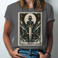 Tarot Cards Guide Book Esoteric Mysticism Clothing Tarot Card Justice Unisex Jersey T-Shirt