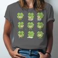 Teacher Reading Shamrock St Patrick’s Day Book Lover Kids Unisex Jersey T-Shirt