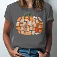 Thanksgiving Fall Books Pumpkins Vintage Library Teacher Kid Unisex Jersey T-Shirt