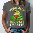 Toad-Ally 100 Days Smarter Frog Reading Book 100 School Day Unisex Jersey T-Shirt Toad-Ally 100 Days Smarter Frog Reading Book 100 School Day Unisex Jersey T-Shirt