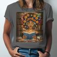 History Month Black Afro Girl Women Book Lovers Flower Unisex Jersey T-Shirt History Month Black Afro Girl Women Book Lovers Flower Unisex Jersey T-Shirt