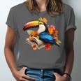 Toucan Reading Book Unisex Jersey T-Shirt