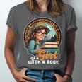 Never Underestimate The Power Of a Girl With a Book Reading Unisex Jersey T-Shirt