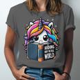 Unicorn Reading Book Reader Introvert Book Lover Humor Unisex Jersey T-Shirt Unicorn Reading Book Reader Introvert Book Lover Humor Unisex Jersey T-Shirt