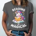 Unicorn Teacher Reading Is Magical Book Unisex Jersey T-Shirt Unicorn Teacher Reading Is Magical Book Unisex Jersey T-Shirt