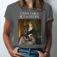 Unsociable And Taciturn Jane Austin Quote Book Classic Lit Unisex Jersey T-Shirt
