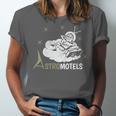 Vintage Hotel Matchbook Astro Motels 50s Retro Spaceman Unisex Jersey T-Shirt