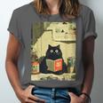 Vintage Japanese Cat Book Lovers Librarian Cat Dad Teacher Unisex Jersey T-Shirt Vintage Japanese Cat Book Lovers Librarian Cat Dad Teacher Unisex Jersey T-Shirt