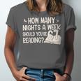 Vintage How Many Nights Reading 67 Meme Book Lover Teacher Unisex Jersey T-Shirt Vintage How Many Nights Reading 67 Meme Book Lover Teacher Unisex Jersey T-Shirt