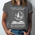 Vintage They Didn't Burn Witches They Burned Women Ban Books Unisex Jersey T-Shirt