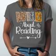 Wild About Reading Book Lover Bookworm Library Day Unisex Jersey T-Shirt