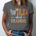 Wild About Reading Books Reader Teachers Kids Librarian Unisex Jersey T-Shirt