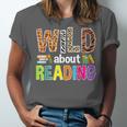 Wild About Reading Library Day Reading Books & Bookworm Unisex Jersey T-Shirt Wild About Reading Library Day Reading Books & Bookworm Unisex Jersey T-Shirt