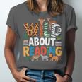 Wild About Reading Zoo Animals Books Reader Lover Unisex Jersey T-Shirt Wild About Reading Zoo Animals Books Reader Lover Unisex Jersey T-Shirt