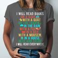 I Will Read Book On Boat Words For Kids Unisex Jersey T-Shirt