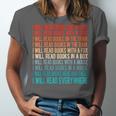 I Will Read Books On A Boat Kids Reading Unisex Jersey T-Shirt