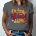 In My Wizard Era Groovy Bookish Fantasy Reader Book Lover Unisex Jersey T-Shirt