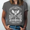 Women Dragons Bookish Fantasy Book Club Book Lover Reader Unisex Jersey T-Shirt