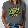 ZING Comic Book Retro Artwork – Cartoon Collector Unisex Jersey T-Shirt