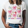 100 Days Of School Coquette Bow School Bus Pencil Books Unisex Jersey T-Shirt 100 Days Of School Coquette Bow School Bus Pencil Books Unisex Jersey T-Shirt