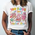 100th Day Of School Teacher 100 Days Coffee Books Unisex Jersey T-Shirt 100th Day Of School Teacher 100 Days Coffee Books Unisex Jersey T-Shirt