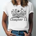 11th Birthday Girl Chapter 11 Reading Book Lover 11 Year Old Unisex Jersey T-Shirt