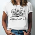 45th Birthday Chapter 45 Reading Book Lover Bookworm Teacher Unisex Jersey T-Shirt