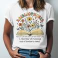 Abibliophobia Wildflower Reading Bookworm Book Reader Unisex Jersey T-Shirt