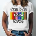 Adult Coloring Book Can I Go Color Now Women Men Adults Premium Tri-Blend Unisex Jersey T-Shirt
