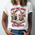 Audiobook Lover Bookish Headphones Just One More Chapter Unisex Jersey T-Shirt