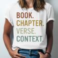 Book Chapter Verse Christian Bible Reformed Theology Unisex Jersey T-Shirt Book Chapter Verse Christian Bible Reformed Theology Unisex Jersey T-Shirt