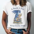 A Book A Day Keeps Reality Away Premium Tri-Blend Unisex Jersey T-Shirt A Book A Day Keeps Reality Away Premium Tri-Blend Unisex Jersey T-Shirt
