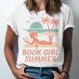 Book Girl Summer Book Reading Retro Sunset Unisex Jersey T-Shirt Book Girl Summer Book Reading Retro Sunset Unisex Jersey T-Shirt