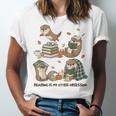 Book Lover Bookish Bookworm Reading Is My Otter-Obsession Unisex Jersey T-Shirt