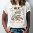 Book Lover Cute Cat Coffee Just 1 More Chapter Cozy Reading Unisex Jersey T-Shirt