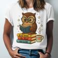 Book Lover Owl Reading Bookish Library Read Books Be Kind Unisex Jersey T-Shirt Book Lover Owl Reading Bookish Library Read Books Be Kind Unisex Jersey T-Shirt
