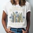 Book Lover Vintage Botanical Friends Premium Tri-Blend Unisex Jersey T-Shirt