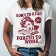 Book Readers Forced To Work Sadness Unisex Jersey T-Shirt Book Readers Forced To Work Sadness Unisex Jersey T-Shirt