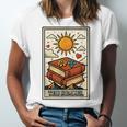 Book Reading Tarot Card The Reader Unisex Jersey T-Shirt Book Reading Tarot Card The Reader Unisex Jersey T-Shirt