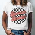 Bookish Baddie Retro Aesthetic Typography Unisex Jersey T-Shirt