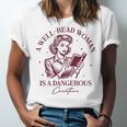 Books A Well-Read Woman Is A Dangerous Creature Women Premium Tri-Blend Unisex Jersey T-Shirt Books A Well-Read Woman Is A Dangerous Creature Women Premium Tri-Blend Unisex Jersey T-Shirt