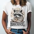 Booktrovert Raccoon Reading And Coffee For Book Lover Unisex Jersey T-Shirt Booktrovert Raccoon Reading And Coffee For Book Lover Unisex Jersey T-Shirt