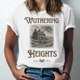Bronte Novel Wuthering Heights Moorland Gothic Book Cover Unisex Jersey T-Shirt Bronte Novel Wuthering Heights Moorland Gothic Book Cover Unisex Jersey T-Shirt